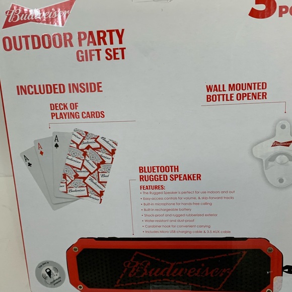 3-piece BUDWEISER  Outdoor Party Gift Set - Picture 4 of 5